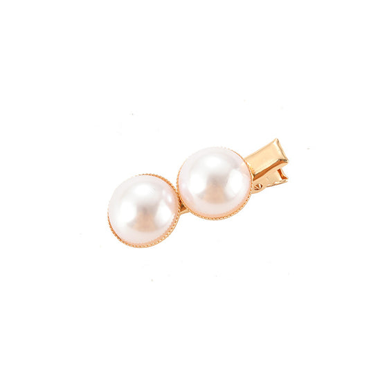 Elegant Pearl Hair Clip – Slip-On Barrette for Women
