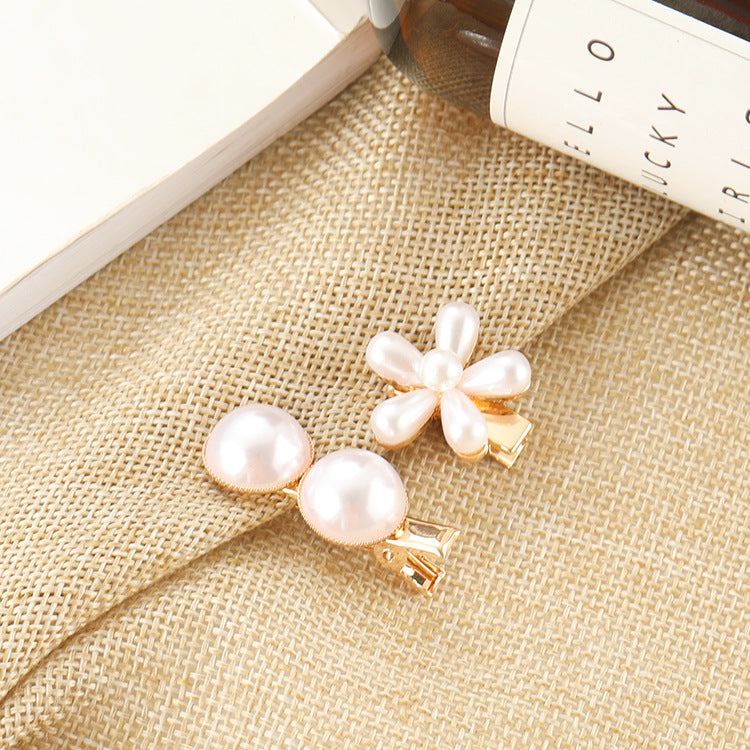Elegant Pearl Hair Clip – Slip-On Barrette for Women