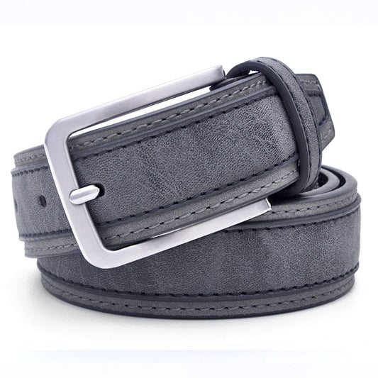 Classic Vintage Leather Belt for Men – Premium Casual & Formal Wear