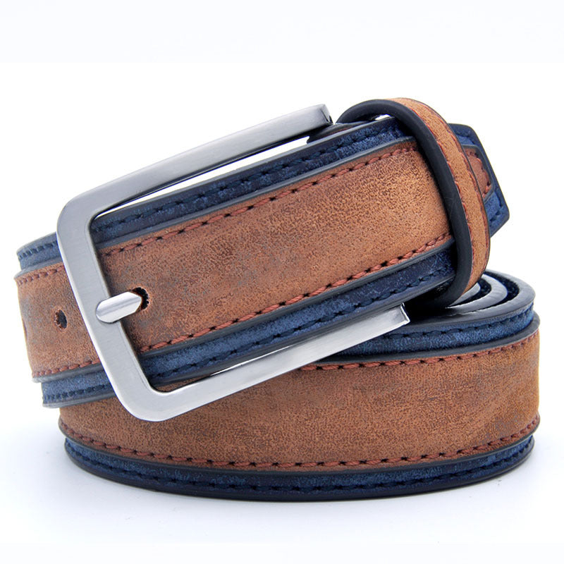 Classic Vintage Leather Belt for Men – Premium Casual & Formal Wear
