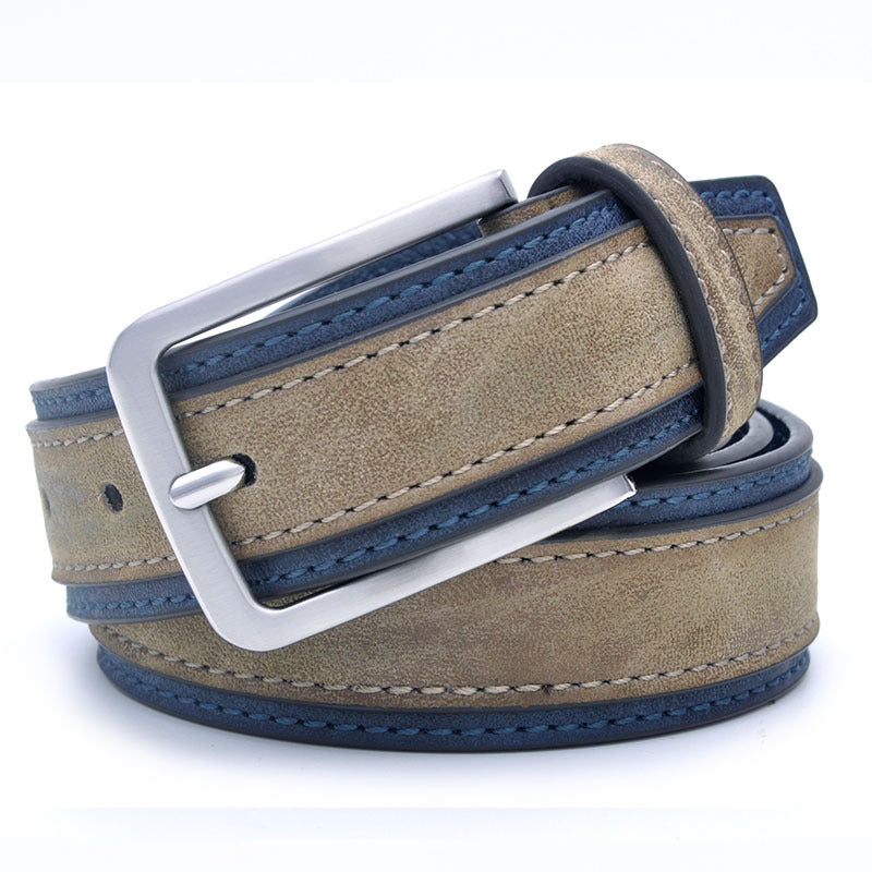 Classic Vintage Leather Belt for Men – Premium Casual & Formal Wear