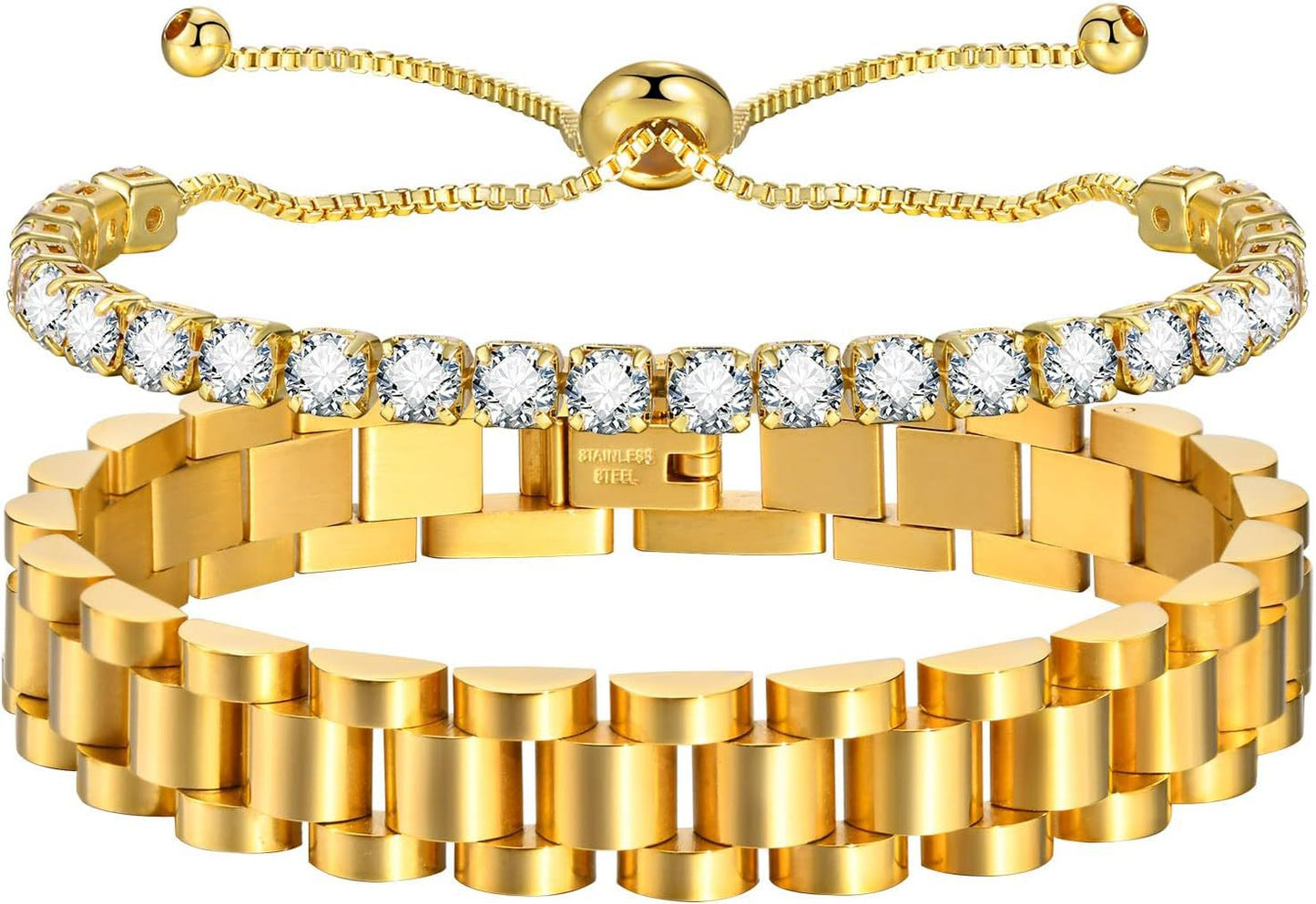 Personalized Adjustable Gold Bracelet – Elegant Custom Women’s Jewelry