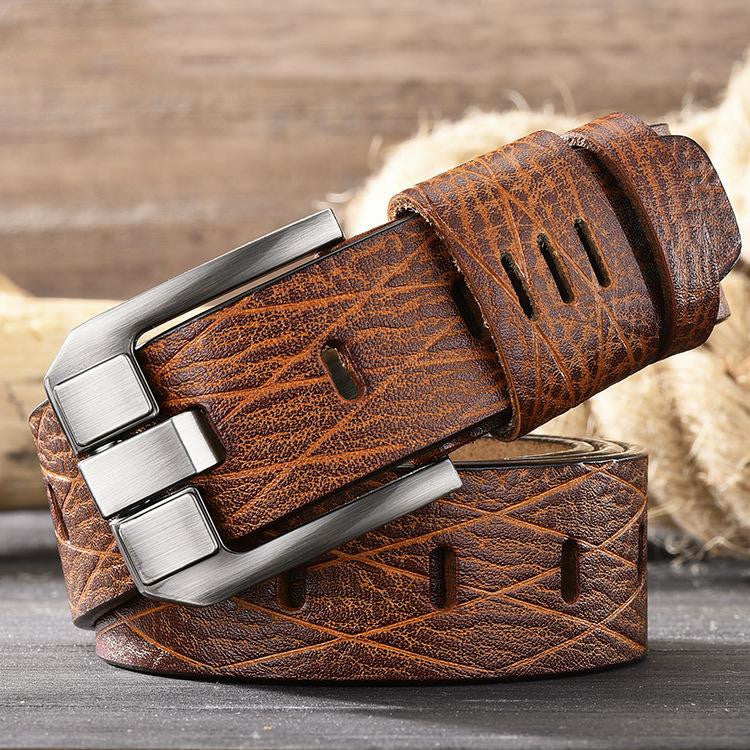 Versatile Leather Belt for Men – Classic Casual & Smart Wear with Durable Finish