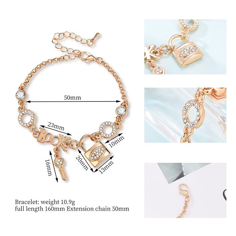 Elegant Adjustable Gold Charm Bracelet – Fashionable Women’s Jewelry