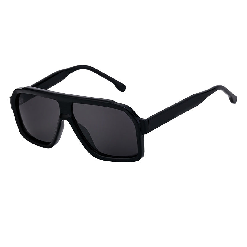 European & American Square Sunglasses for Men – Modern Fashion Glasses with Bold Frame
